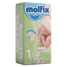 پوشک3بعدی 42 عددی سایز 1 مولفیکس