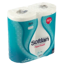 دستمال حوله کاغذی دوقلو سافتلن