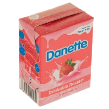 دسر نوشیدنی توت فرنگی دنت 200 سی سی