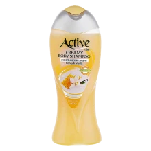 شامپو بدن اکتیو کرمی عسل و وانیل400 گرم