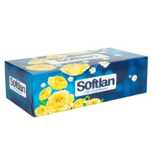 دستمال کاغذی سافتلن150برگ دولایه رویا