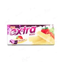 ویفر توت فرنگی 100گرمی شیرین عسل