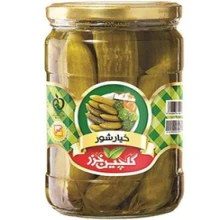 خیارشور سوپر ویژه 660گرمی گلچین خزر