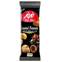 بادام زمینی روکش دار دودی 35گرمی مزمز