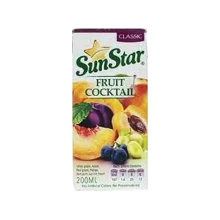 آبمیوه هفت میوه 200 سی سی سان استار