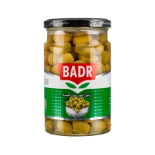 زیتون بدون هسته ایرانی شیشه 630گرمی بدر