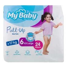 پوشک بچه شورتی سایز 6 اکو3+21 مای بیبی