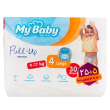 پوشک بچه شورتی مای بیبی سایز 4 اکو5+25