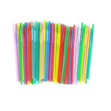 نی مارپیچ  100 عددی رنگی پیک نیک