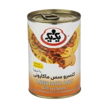 کنسرو سس ماکارونی سویا 415 گرم یک و یک