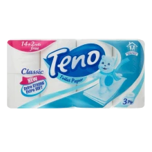 دستمال توالت3لایه 16 رول تنو